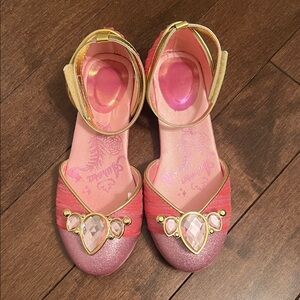 Disney Pink and Gold Kids Dress Shoes